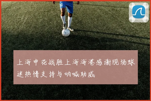 上海申花战胜上海海港感谢现场球迷热情支持与呐喊助威